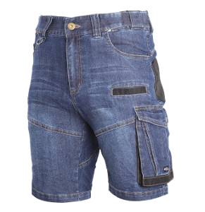 SPODENKI ROBOCZE JEANSOWE LAHTI PRO L40707 NIEBIESKIE XL