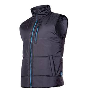 BEZRĘKAWNIK OCIEPLANY LAHTI PRO L41308 CZARNO NIEBIESKI M