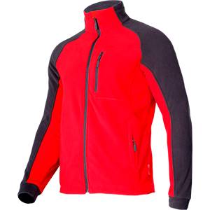 BLUZA POLAROWA LAHTI PRO LPBP1 CZERWONO-SZARA XL