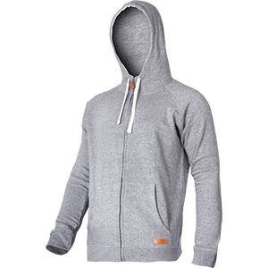 BLUZA Z KAPTUREM ROZPINANA LAHTI PRO L40108 SZARA L
