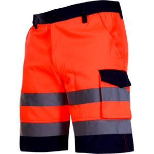 KRÓTKIE SPODENKI OSTRZEGAWCZE LAHTI PRO L40702 POMARAŃCZOWE M