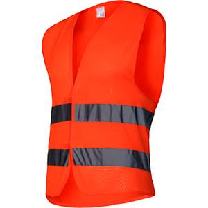 KAMIZELKA OSTRZEGAWCZA SIATKOWA LAHTI PRO L41306 POMARAŃCZOWA M