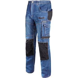 SPODNIE ROBOCZE JEANSOWE LAHTI PRO L40510 NIEBIESKIE 2XL