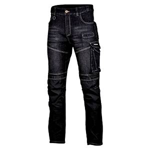 SPODNIE ROBOCZE JEANSOWE LAHTI PRO L40517 CZARNE XL