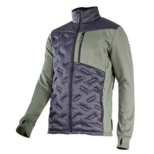 BLUZA OCIEPLANA LAHTI PRO L40136 CZARNO ZIELONA XL