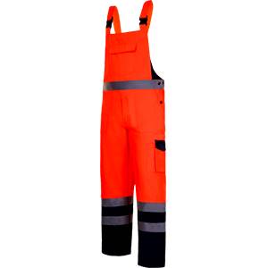 SPODNIE OSTRZEGAWCZE OGRODNICZKI LAHTI PRO L41104 POMARAŃCZOWE 2XL