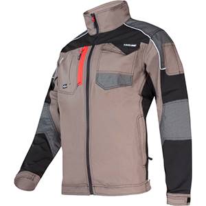 BLUZA ROBOCZA ZE WSTAWKAMI ZE STRETCHU LAHTI PRO L40410 KHAKI S