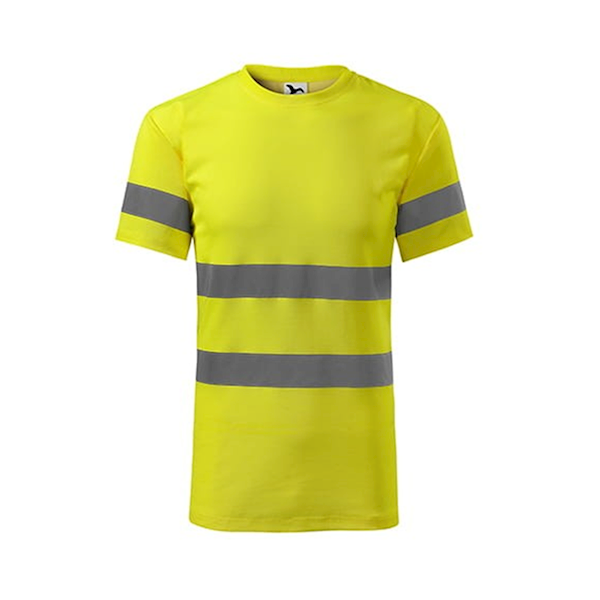 KOSZULKA OSTRZEGAWCZA RIMECK HV PROTECT 1V9 FLUORESCENCYJNA ŻÓŁTA XL