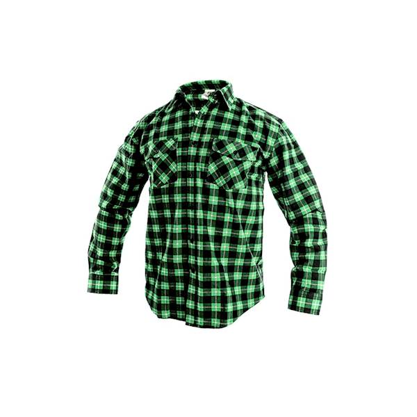KOSZULA ROBOCZA FLANELOWA CXS TOM ZIELONA 44