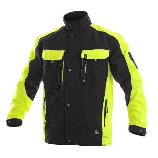BLUZA ROBOCZA CXS SIRIUS BRIGHTON CZARNO ŻÓŁTA 54