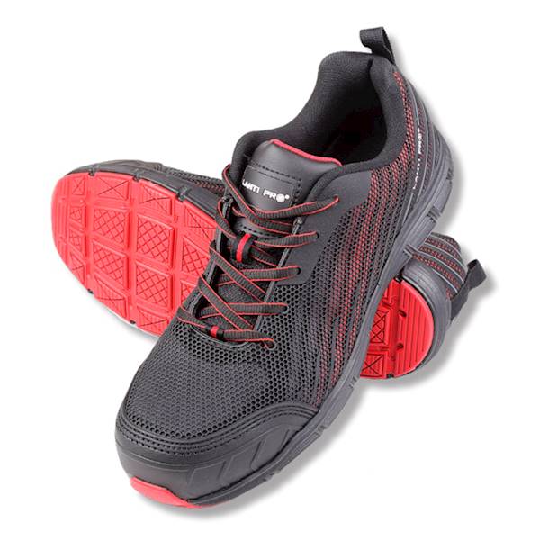 PÓŁBUTY LAHTI PRO L30417 S1 SRC CZARNO-CZERWONE 47