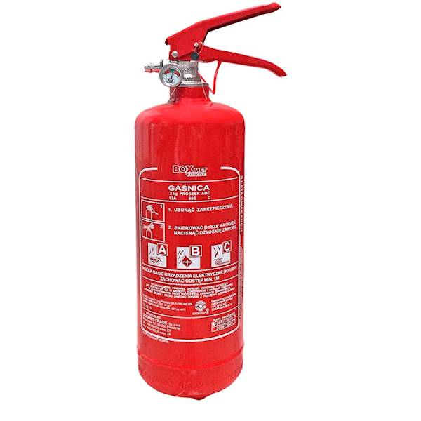 GAŚNICA PROSZKOWA BOXMET BX-CP-2XABC 2 KG