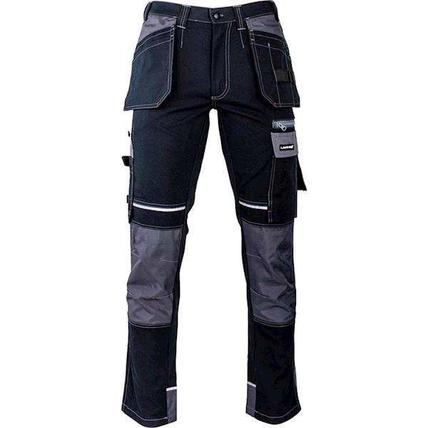 SPODNIE ROBOCZE LAHTI PRO L40520 CZARNO SZARE L