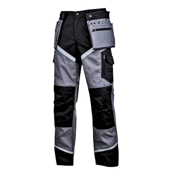 SPODNIE ROBOCZE LAHTI PRO L40516 CZARNO SZARE 2XL