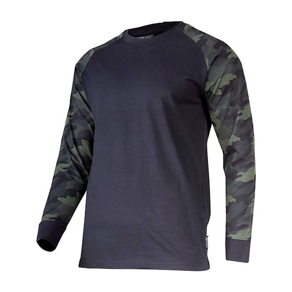 KOSZULKA Z DŁUGIM RĘKAWEM LAHTI PRO L40231 CZARNY-MORO 3XL