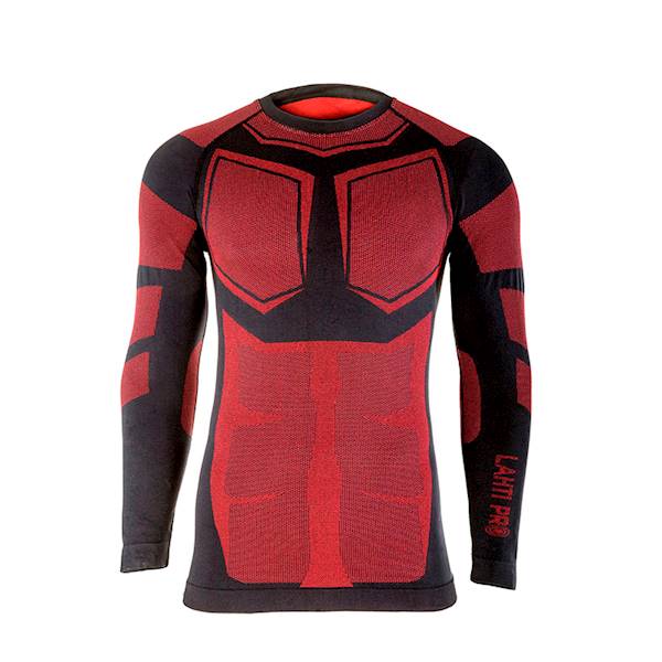 KOSZULKA TERMOAKTYWNA LAHTI PRO L41205 CZARNO-CZERWONA L/XL