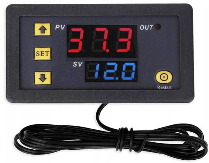 Termostat elektroniczny -50 do 120°C AC 220-230V 