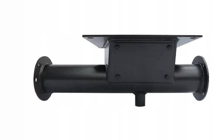Rura podajnika dł. 468mm 25-50 kW z kołnierzem PA 