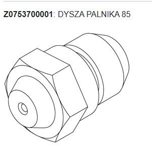 Termet Dysza palnika na gaz ziemny 3P-G31 37mbar