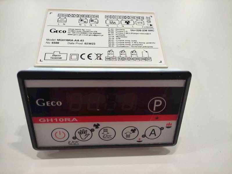 Geco Sterownik do kotła C.O. kpl. MGH10RA+GH10RA 