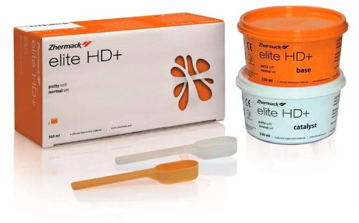 Elite H-D+ Putty Soft Normal 250+250ml pomarańcz