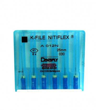Pilniki ręczne K-file NiTiflex Maillefer 25mm 1szt