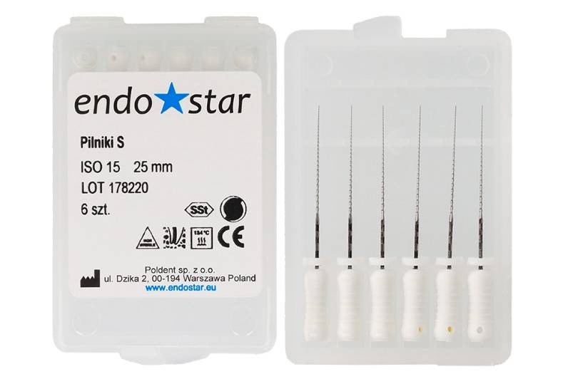 Pilniki  S 6 szt. 15. dł. 25 mm