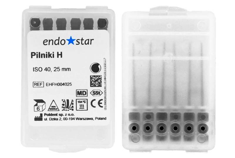 Pilniki H 6 szt 40. dł. 25 mm