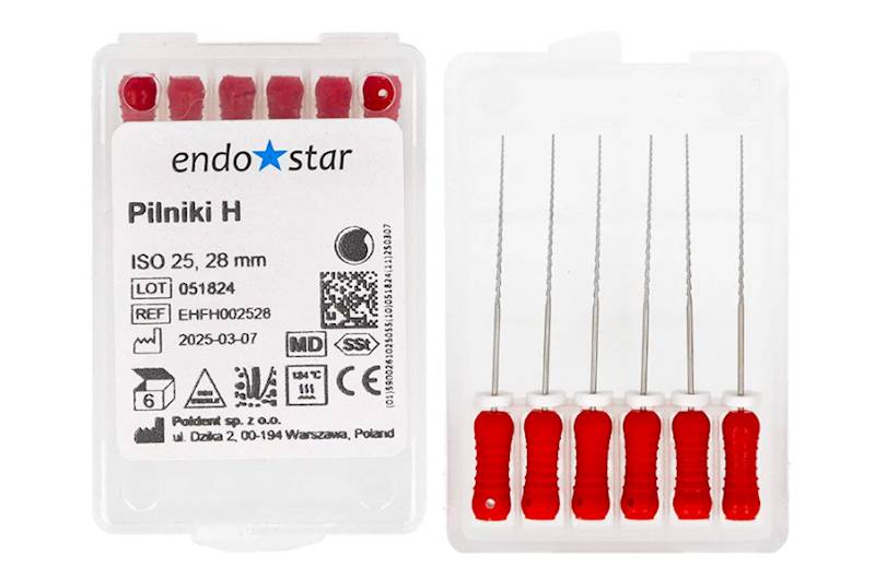 Pilniki H 6szt 25. dł 28mm