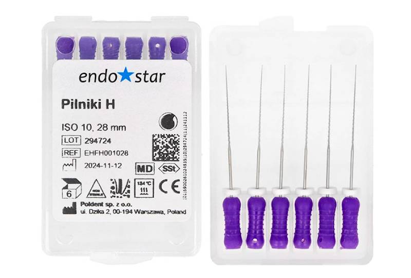 Pilniki H 6szt 10. dł 28mm