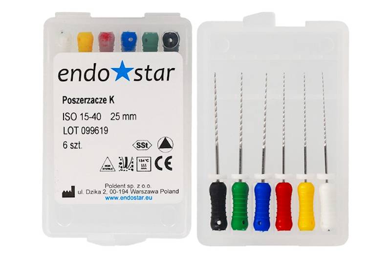 Poszerzacze typu K  6 szt. ass 15-40 dł 25mm