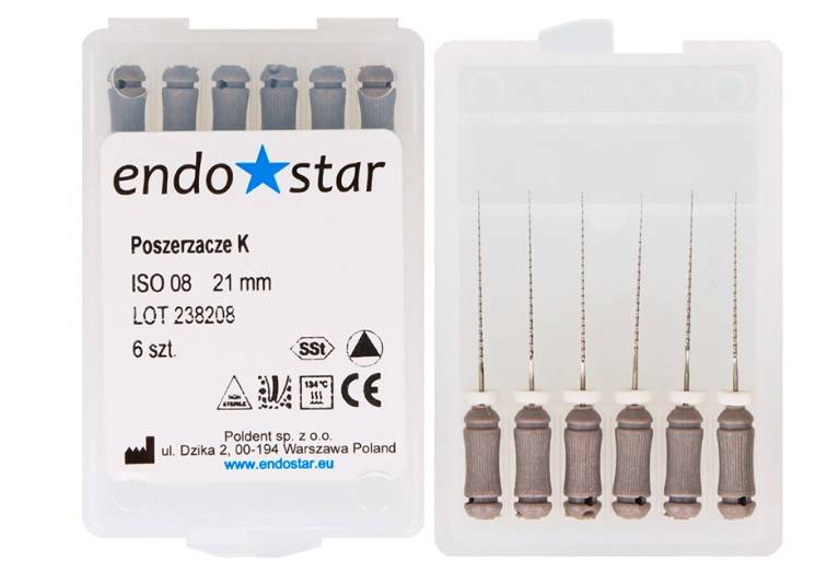 Poszerzacze typu K 6 szt nr  08. 21mm