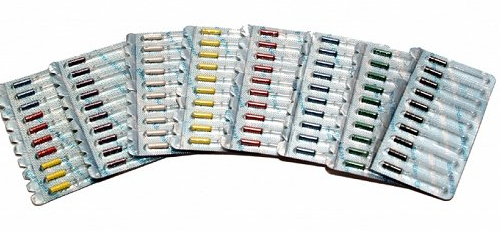 VDW Miazgociągi krótk.ręcz 3/21 czerwon op. 10szt.