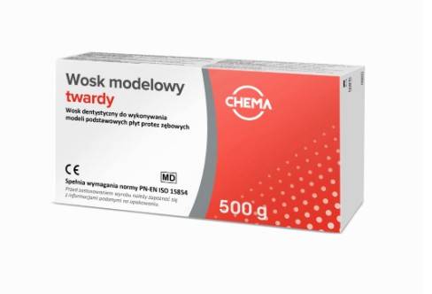 Wosk Chema  twardy  op. 500G