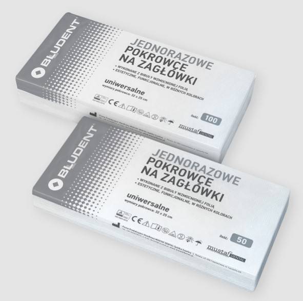 Zagłówki stomatologiczne T-50, Z-50 Białe