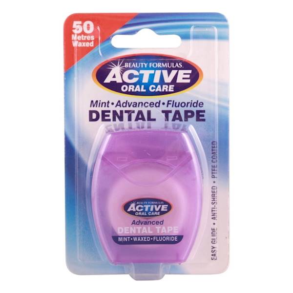 Active Taśma Dental Tape mięt-wosk. z fluorem 50m