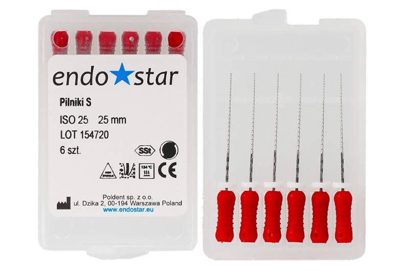 Pilniki  S 6 szt. 25 dł 25mm