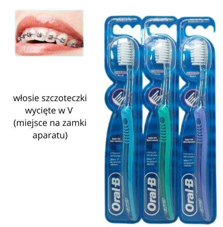 Oral-B - ortodontyczna  Szczoteczka Ortho brush