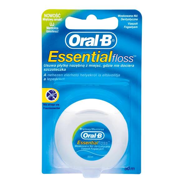 Oral-B nić Essential Floss woskowana 50m