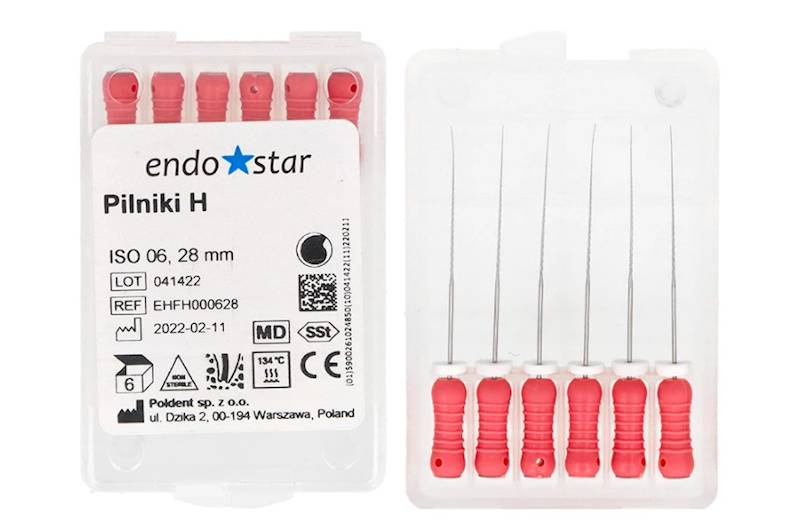 Pilniki H 6szt 06 dł. 28mm