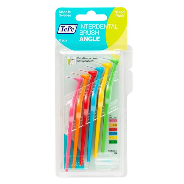 TEPE Szczoteczki międzyzębowe Angle MIX op. 6szt