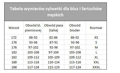 Bluza Borys krótki rękaw biała S
