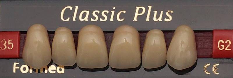 Zęby akrylowe CLASSIC Plus - 1szt