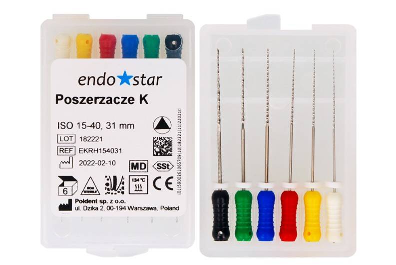 Poszerzacze typu K 6 szt. Ass 15-40 31 mm