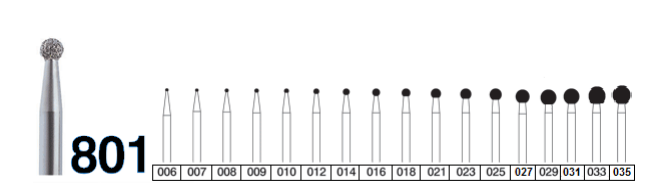 Wiertło diamentowe 801/016 25,4
