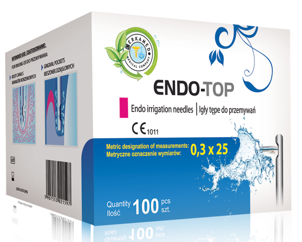ENDO-TOP op.100szt Cerkamed - igły do przemywań 