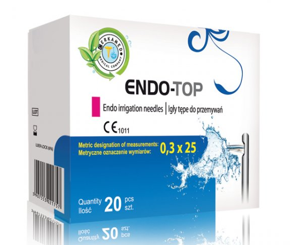 ENDO-TOP op. 20szt Cerkamed - igły do przemywań