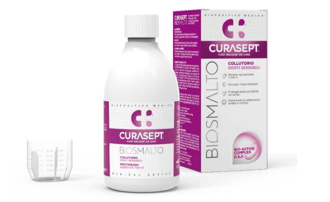 Curasept BIOSMALTO SENSITIVE płyn 300ml różowy