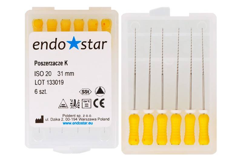 Poszerzacze typu K 6 szt Nr 20 31mm