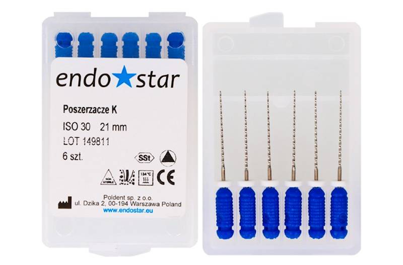 Poszerzacze typu K 6 szt nr  30. 21mm